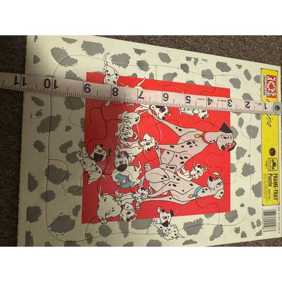 Walt Disney 101 Dalmatians frame tray vintage puzzle golden - Picture 4 of 7